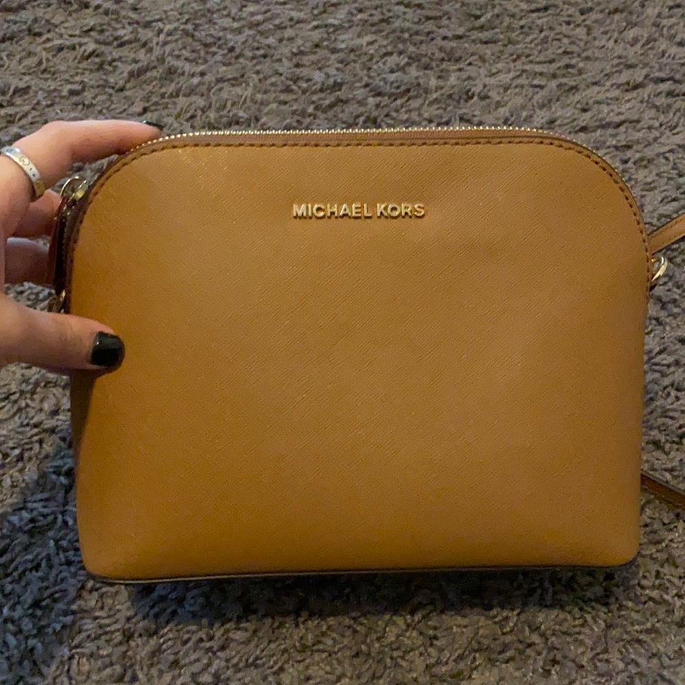Michael Kors Brown Handbag with Adjustable Strap